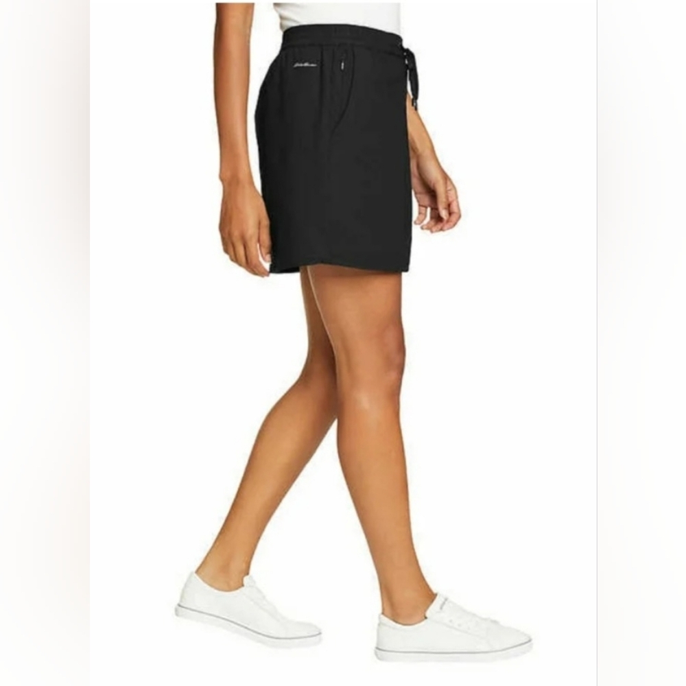 XL NWT Eddie Bauer Ladies' Tulip Hem Skort Skirt wirh 2 Front + Zipper Pocket